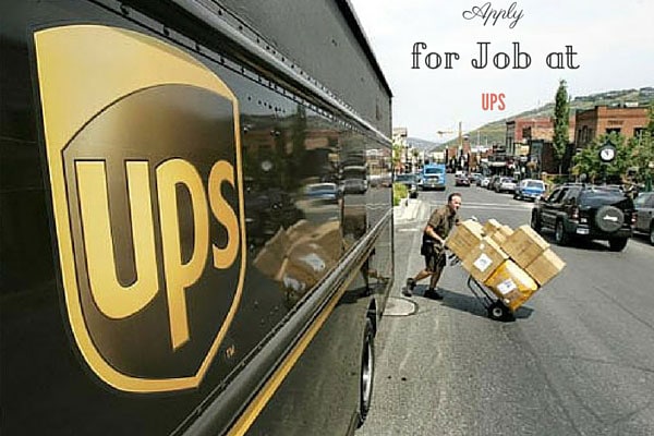 Apply for Job at UPS
