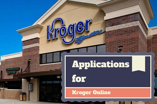 Applications for Kroger Online