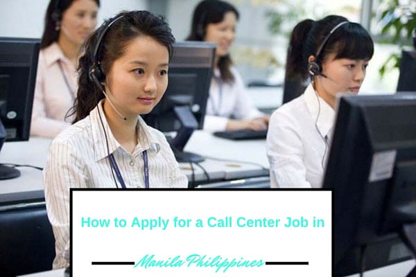 Call Center Job Apply Philippines Manila