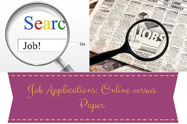 Job Applications: Online versus Paper