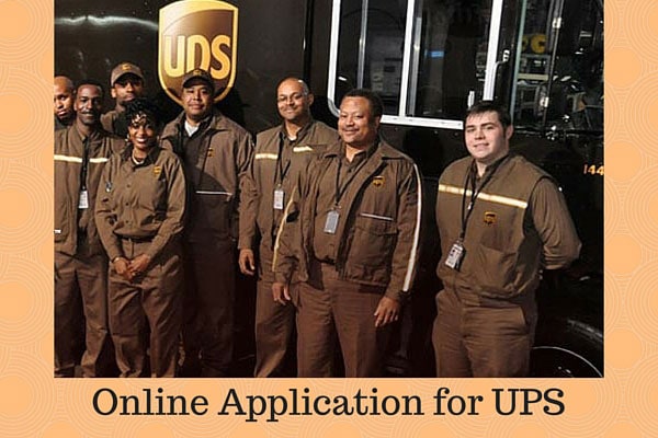 Online Application for UPS