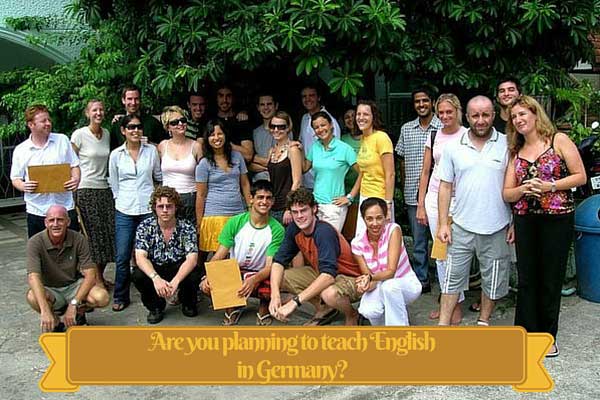 Are you planning to teach English in Germany?