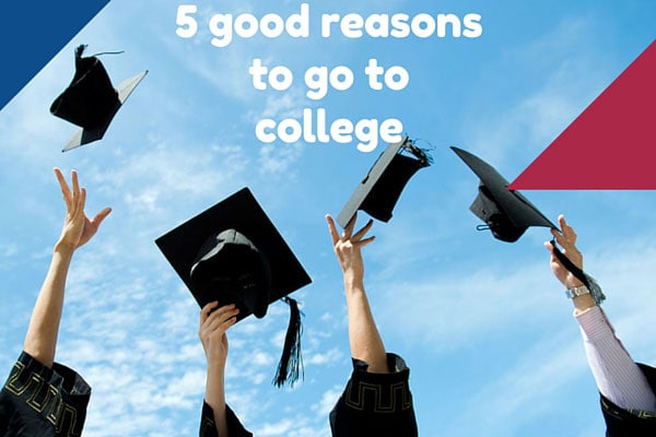 5 good reasons to go to college