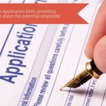 The job application form: providing insight about the potential employee